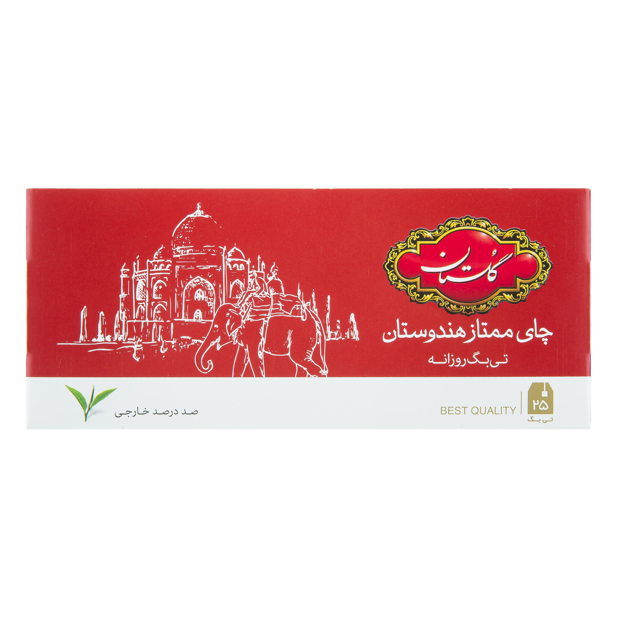 چای کیسه ای خارجه قرمز 25 عددی گلستان