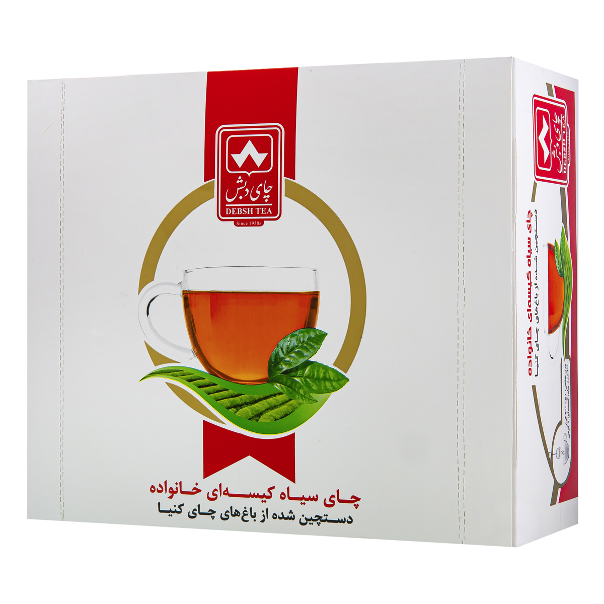 چای سیاه کیسه ای خانواده 100 عددی دبش