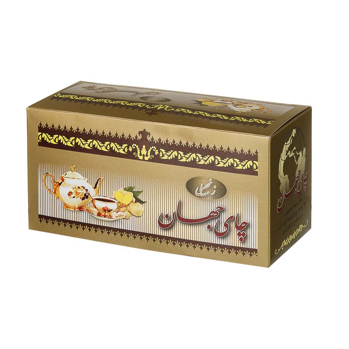 چای سیاه کیسه ای زنجبیلی 24 عددی جهان