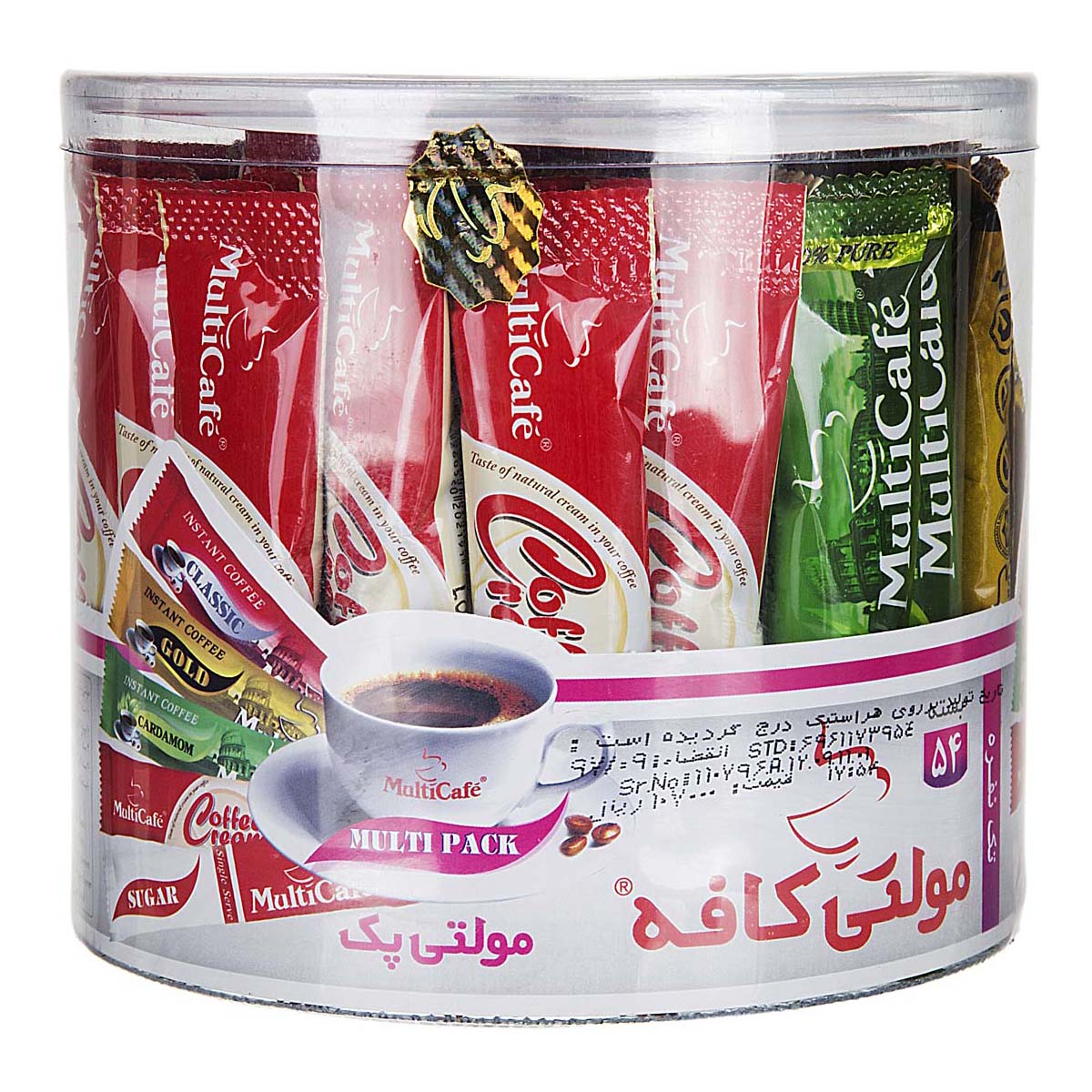 قهوه فوری پک ترکیبی 54 عددی مولتی کافه