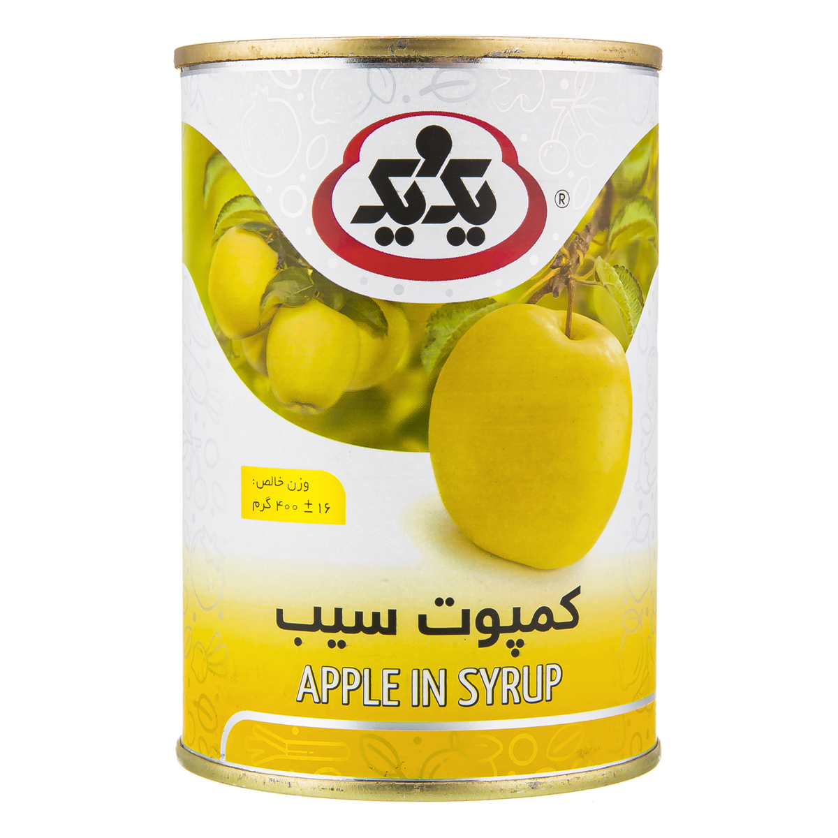 کمپوت سیب 400 گرمی یک ویک