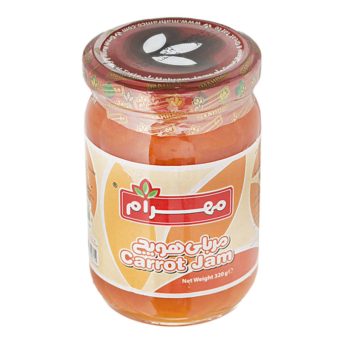 مربا هویج 320 گرمی مهرام