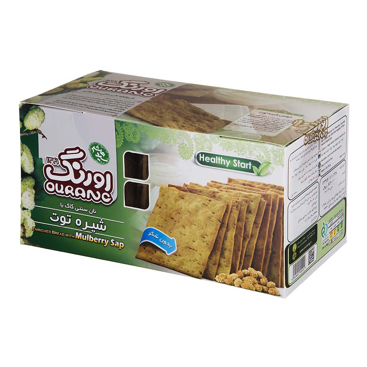 نان سنتی کاک با شیره توت 450 گرمی اورنگ
