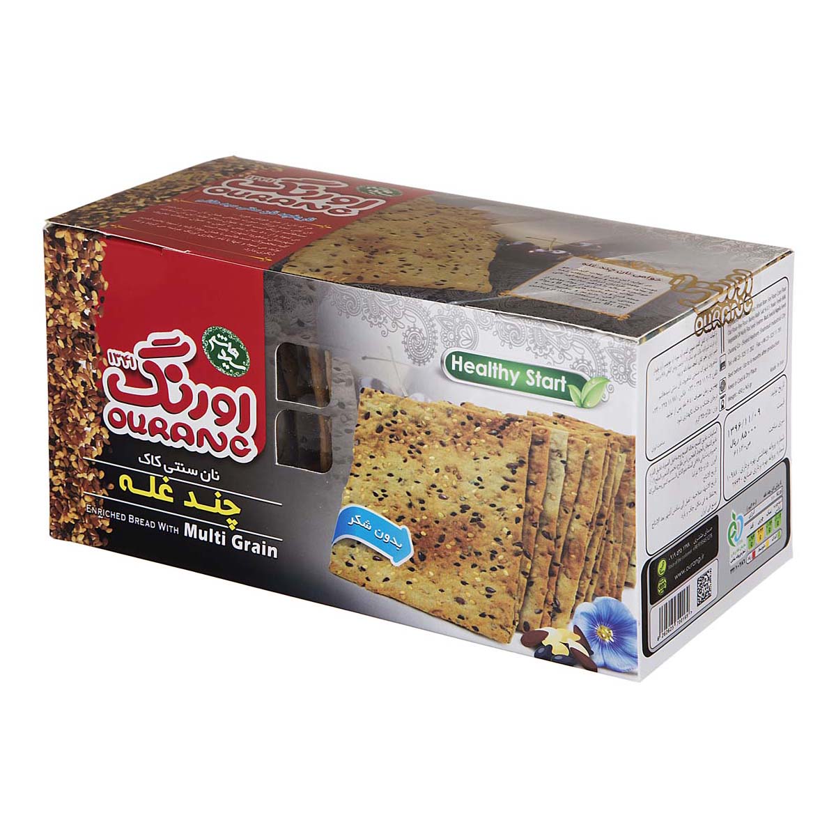 نان سنتی کاک چند غله 450 گرمی اورنگ