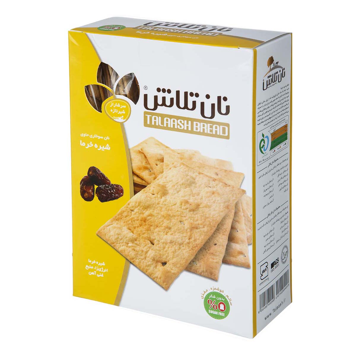 نان سوخاری حاوی شیره خرما 400 گرمی تلاش