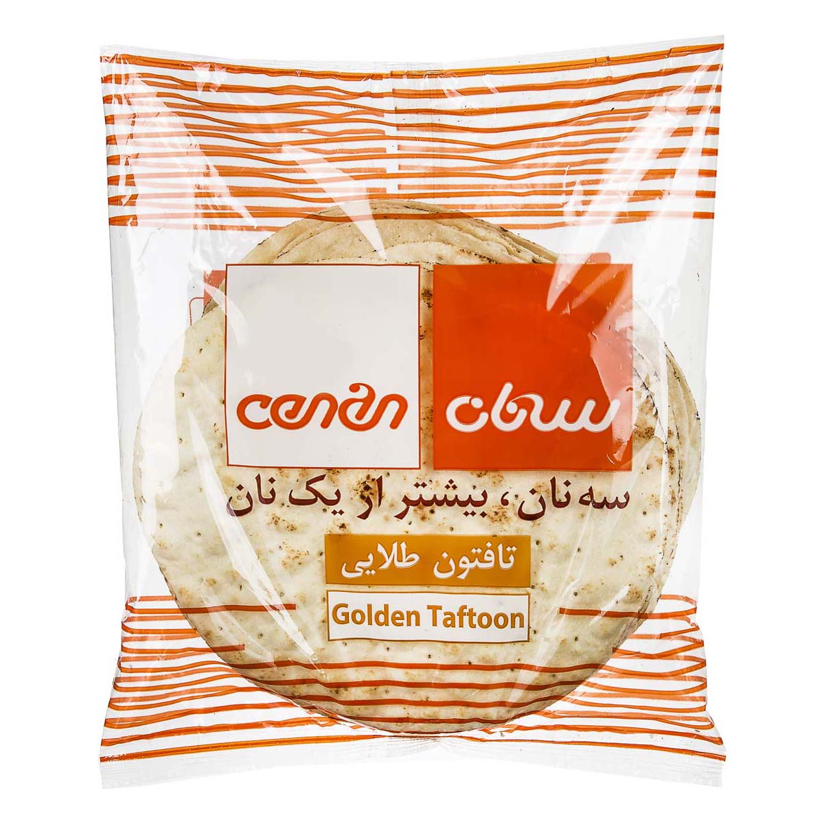نان تافتون طلایی 450 گرمی سه نان