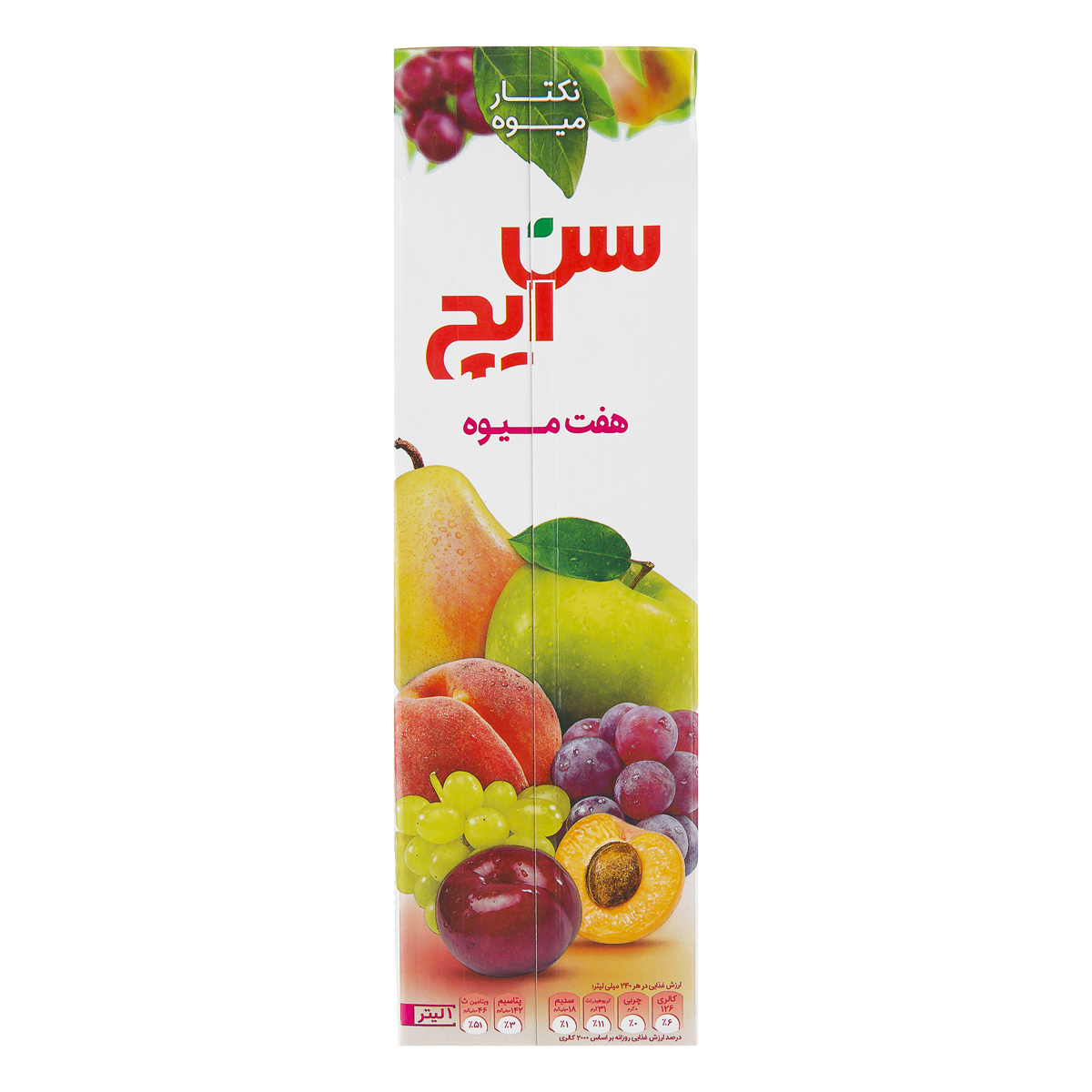 نکتار هفت میوه 1 لیتری سن ایچ