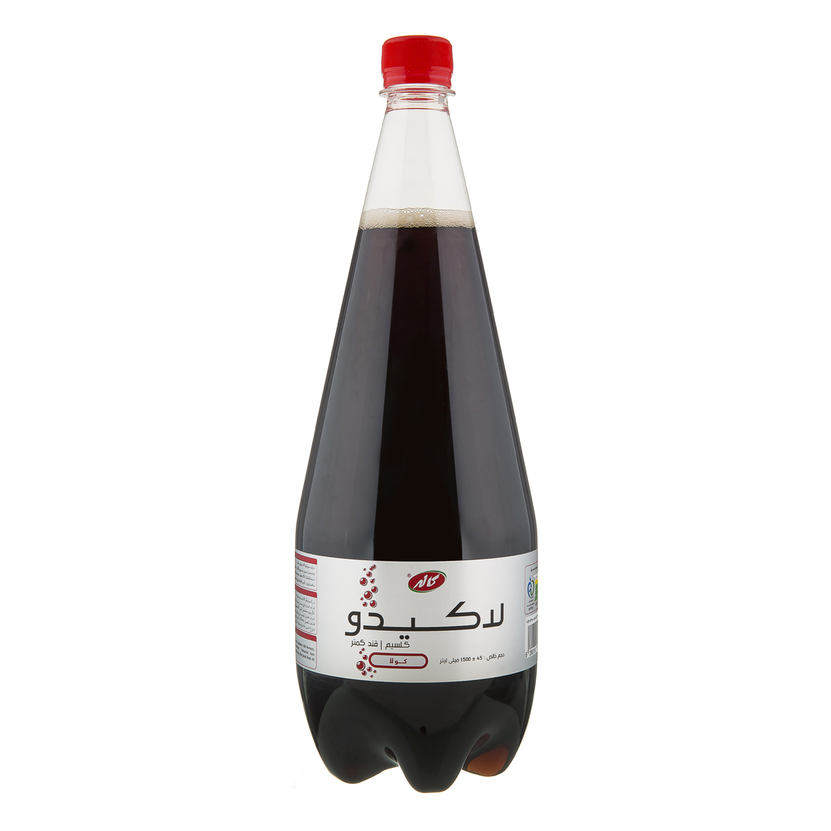 نوشیدنی شیری گازدار لاکیدو با طعم کولا 1500 میلی لیتری کاله