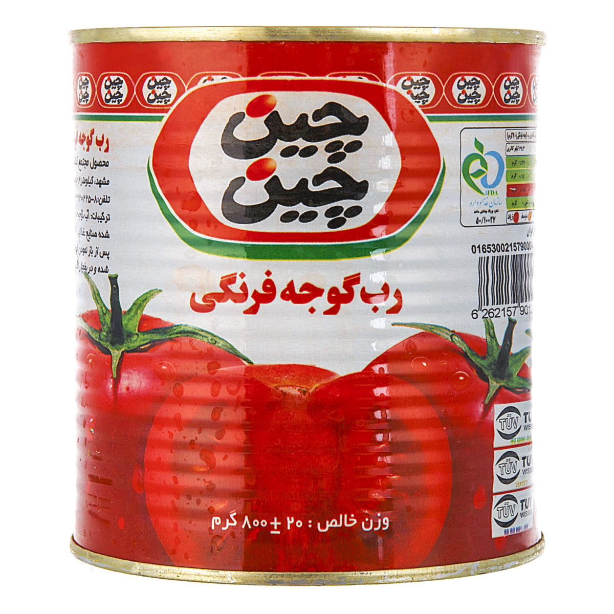 رب گوجه فرنگی 800 گرمی چین چین
