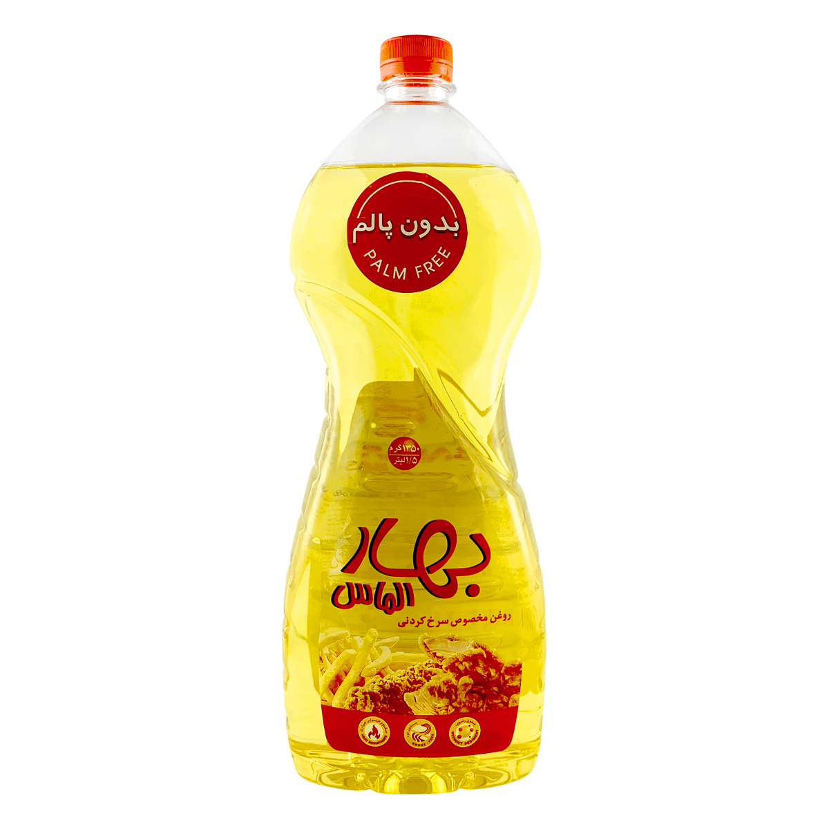 روغن مایع سرخ کردنی بدون پالم 1350 گرمی بهار الماس