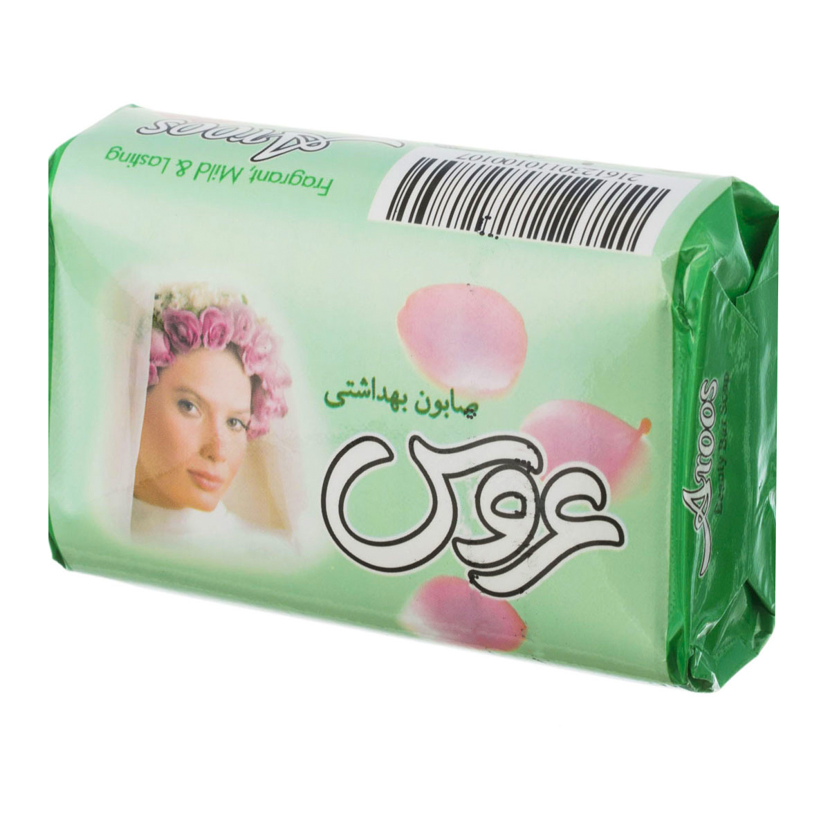 صابون آرایشی بهداشتی سبز 75 گرمی عروس