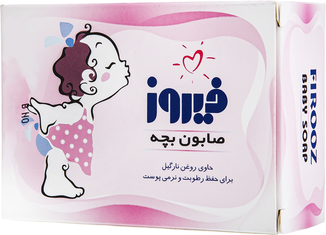 صابون بچه حاوی روغن نارگیل 100 گرمی فیروز