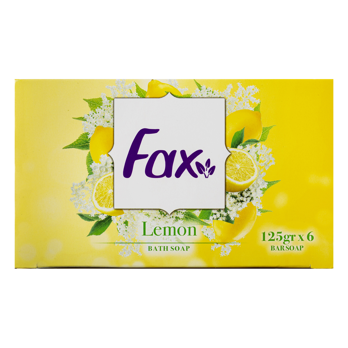 صابون حمام با رایحه لیمو 6 عددی 125 گرمی فاکس