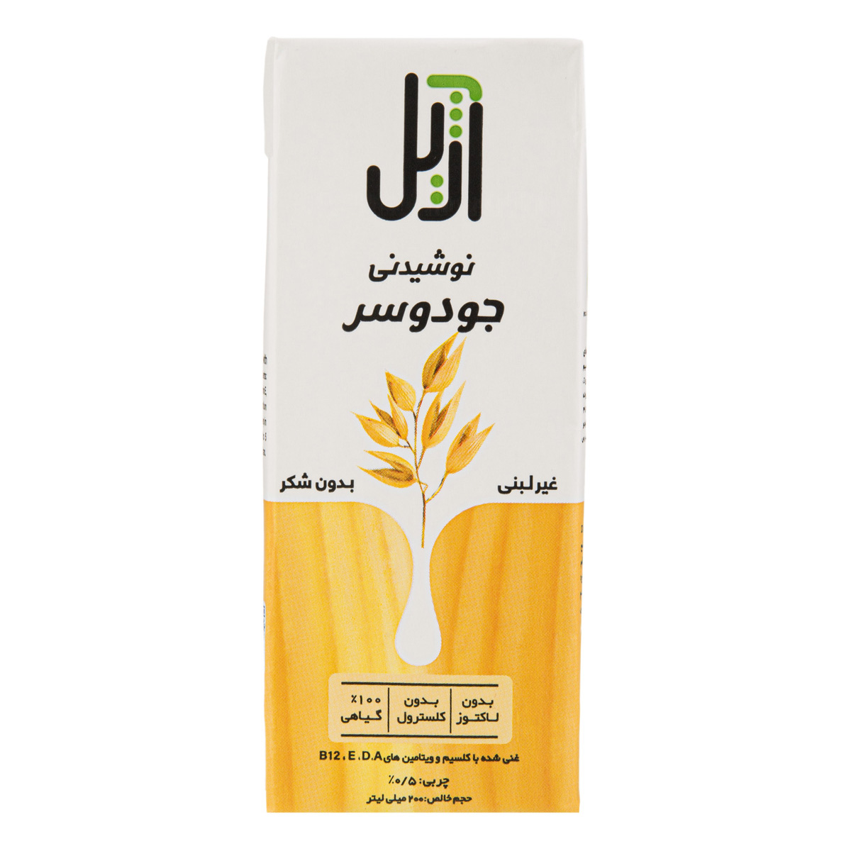 شیر جودو سر غیر لبنی بدون شکر آژیل 200 گرمی کاله