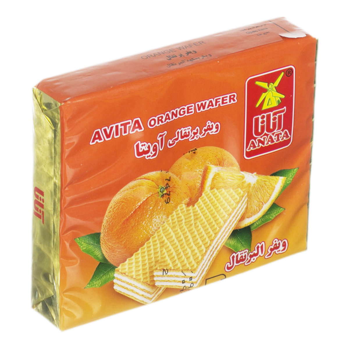 ویفر پذیرایی پرتقال آویتا 45 گرمی آناتا